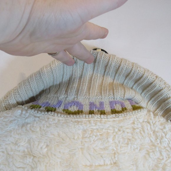 Free People Cream Knit Sweater Coat Mid Length Cardigan - Picture 10 of 12